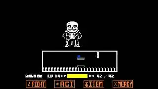 Sans Undertale No Hit Run