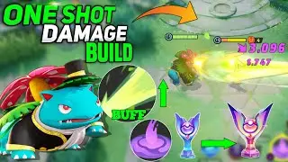 Venusaur New One Shot Damage Build for Solar Beam! Pokemon unite