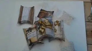 Cajita o estuche para regalos pequeños, hecha con tubo de cartón