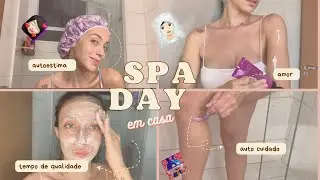Spa day em casa- unhas, skin care, sobrancelhas, hair care ❤️