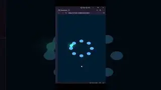 CSS Glowing Page Loading Animation html 