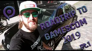 Road trip to GamesCom 2019 | The trip to Cologne and GamesCom Pt.1 | Vlog