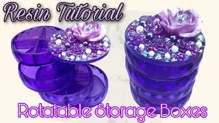Resin Rotatable Storage Boxes - Resin Tutorial