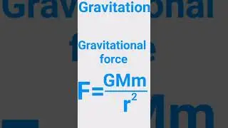 #Short revision of gravitation formulas //#gravitation formula