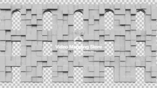 Cube Extrude - Video Mapping Facade: Projection 3D Mapping
