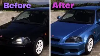 Honda civic street tune transformation Forza horizon 5