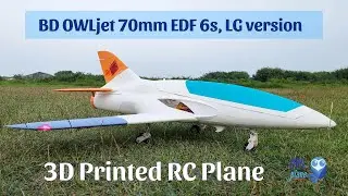 3D Printed RC Plane - BD OWLjet 70mm EDF