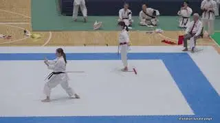 Women's Kata - 66th JKA All Japan Karate Championships. Kata Jion