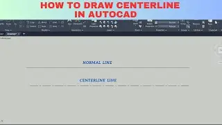 How to draw centerline in AutoCAD | centerline command in autocad 2024