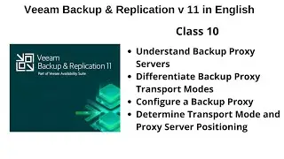 Veeam Tutorial: Veeam Proxy Server in Veeam v11 | Veeam proxy server setup 2022