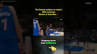 Unstoppable Hoops : Jalen Williams Dominates with Gorgeous Moves  #nba #nbahighlights #okc