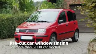 Tint Windows On Fiat Panda With Solarplexius Window Tints. 100% DIY. No Tools Required.