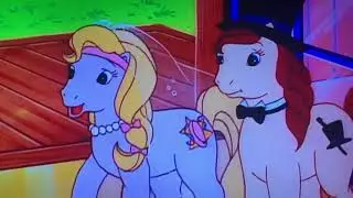 Bon Bon gets the rings out of the cake and saves the wedding of Meadowlark and Cheval
