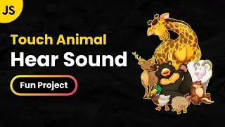 Build Animal Sound Project with html css & js