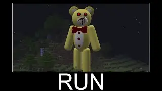 Evil Teddy in Minecraft wait what meme part 248