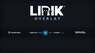 Free Twitch Overlay - LIRIK Stream Overlay - PSD - Free Download