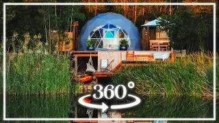 VR/360 🌞 escape to the country for some peace and quiet at the Sunset Dome | escape to the country