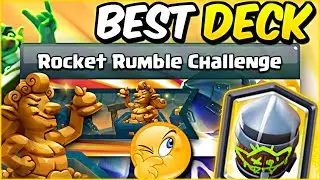 BEST DECK for ROCKET RUMBLE Challenge 🔥 - Clash Royale