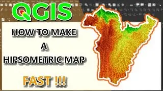 HOW TO MAKE A HIPSOMETRIC MAP FAST! AND EASY! - QGIS