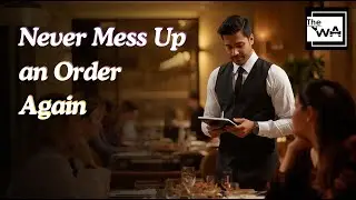 How to take a food order! Restaurant training video. F&B Waiter training! How to be a good waiter!