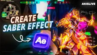 How to Make Saber Effect for Valorant Montages😲- Simple and Easy After Effect Tutorial For Montage