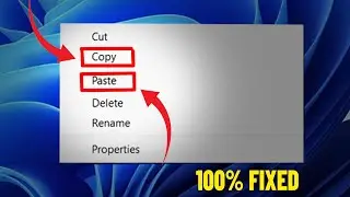Fix Copy Paste Not Working in Windows 11 / 10 | How To Solve copy and paste (ctrl+c / ctrl+v) ✂️📋✅