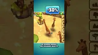 🤠 Ready for a safari?! 🦁 New event in Zoo 2: Animal Park! #animals #mobilegame #zoo