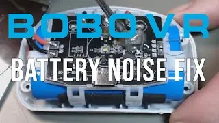 Meta Quest 3 BoboVR M3 Pro battery pack inductor noise mod
