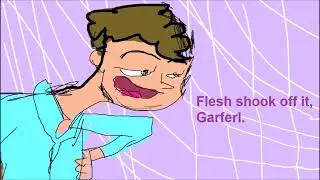 Garfielf But in Reverse with Subtitles