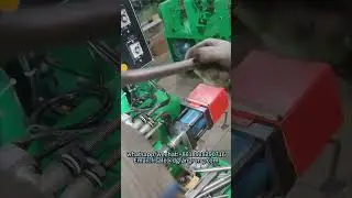 Small tube handrail thread rolling machine