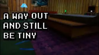 Gorilla Tag: New BASEMENT Map but there is a way TO GET OUT OF THE MAZE AND STILL BE TINY!? tutorial