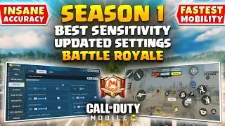 The MOST BALANCED SETTINGS For Season 1 Battle Royale | COD Mobile | BEST SENSITIVITY For BR (2025)