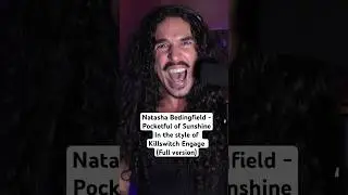 Pocketful of sunshine in the style of Killswitch Engage (full version) #natashabedingfield #shorts