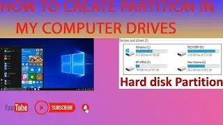 How To Create A Partition in My Computer C  Drive Other Drives or  Full HD 1080p MEDIUM FR30 1