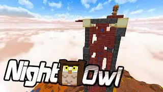 Jumping from the Tallest Tower | NightOwl Ep 7 [Minecraft 1.19 Multiplayer]