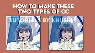 🧿 ::How to make these two types of cc ~Alight motion :: Tutorials by khushi 🤍