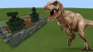 MCPE: How To Make a T-Rex Farm