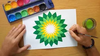 How to draw the bp logo