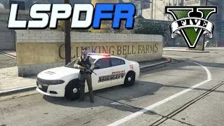 GTA V #LSPDFR PALETO BAY POLICE SHERIFF PATROL DODGE CHALLENGER