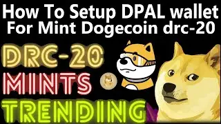 How To Setup Dpal Wallet for Mint Dogecoin DRC-20  Tokens | Guide on Minting drc-20 Tokens
