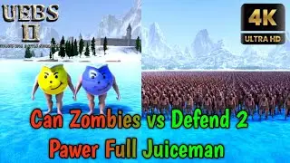 Can Zombies vs Defend 2 Pawer Full Juiceman - Ultimate Epic Battle Simulator 2