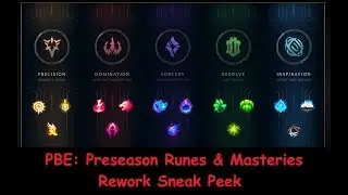 [PBE] Runes and Masteries Preseason Rework Sneak Peek