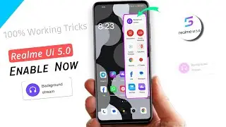 Enable Background Stream Features In Realme Smart Sidebar