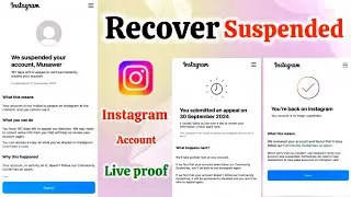 How to Recover Suspended Instagram Account | fix You submitted an appeal on Instagram 180 days