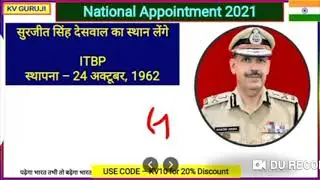 National Appointment 2021 । राष्टीय नियुक्तियां । वर्तमान में कौन क्या । Vartman me kaun kya Tricks।