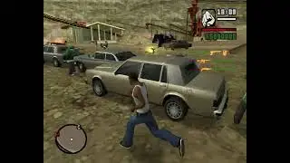 GTA SA Ballas and GSF Shootout mod. ГТА СА Перестрелка Баллас и Грувовцев в каньоне мод.