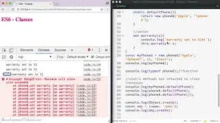 33. ES6 Classes Getters & Setters - Modern JavaScript ES6