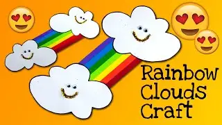 How to make Rainbow Clouds! DIY Kids Room Decor Ideas!