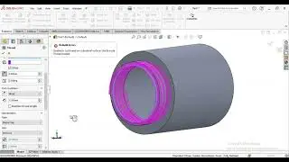 How to model a Threaded Rod in SolidWorks 3D Design Tutorial ''MECHANICAL DESIGN''