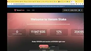 Venom Network Testnet Tutorial